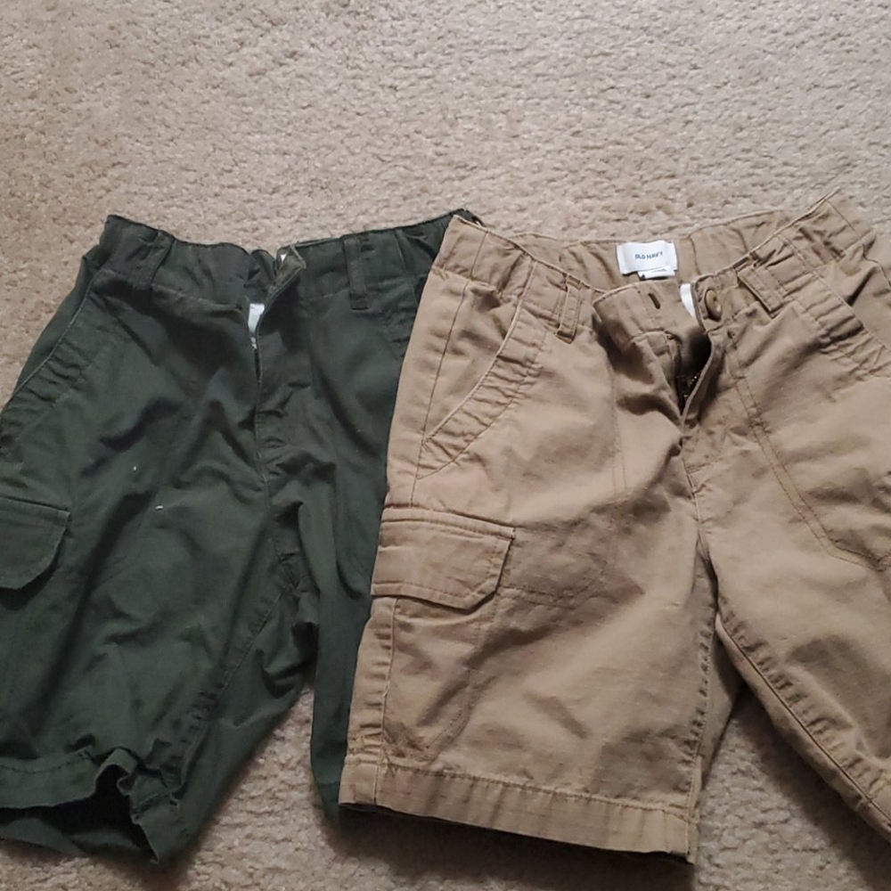 2 pairs old navy cargo shorts